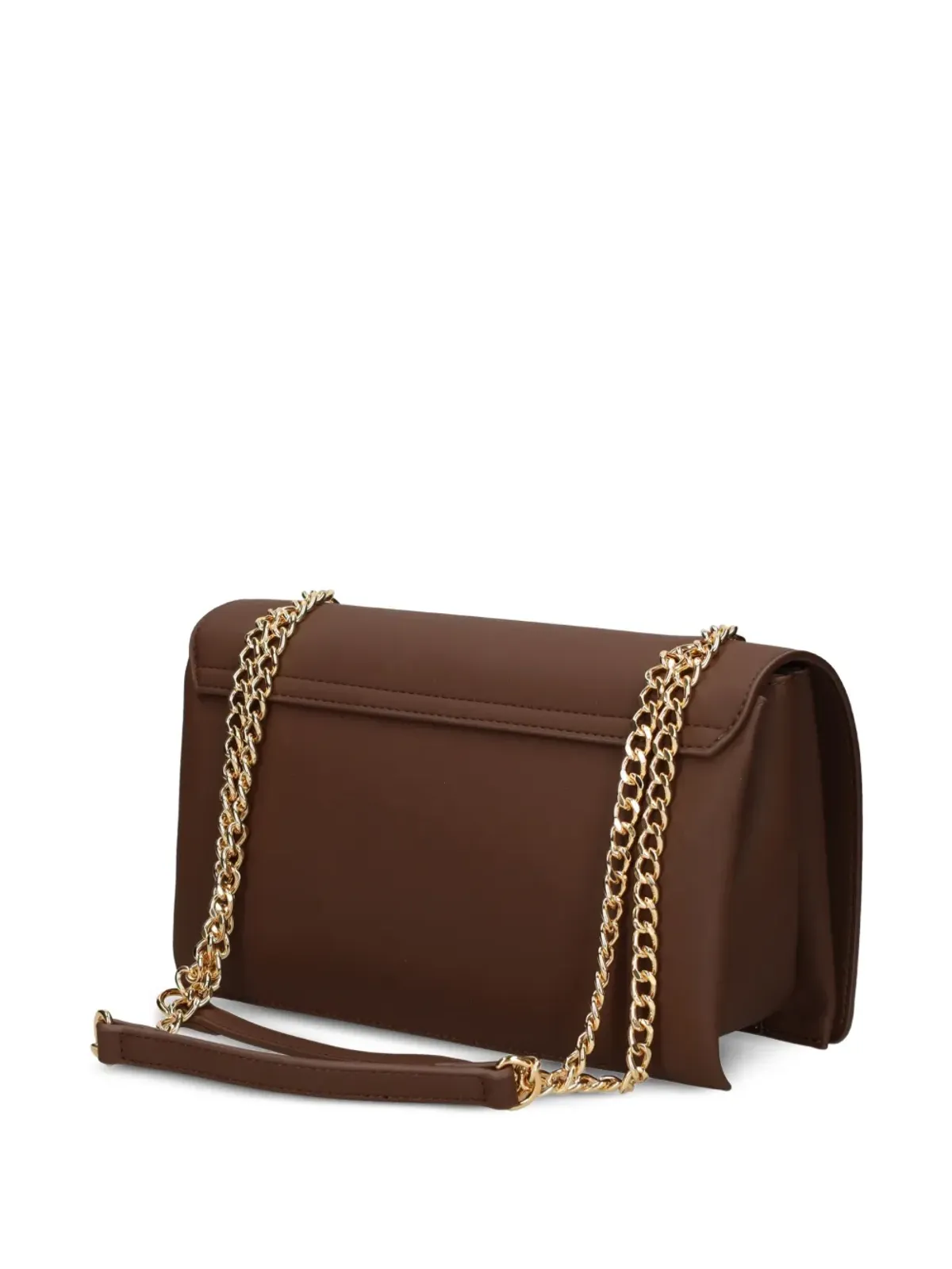 Love Moschino ロゴプレート チェーンストラップ クロスボディバッグ - Brown - 画像4