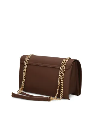 Love Moschino ロゴプレート チェーンストラップ クロスボディバッグ - Brown - サムネイル4