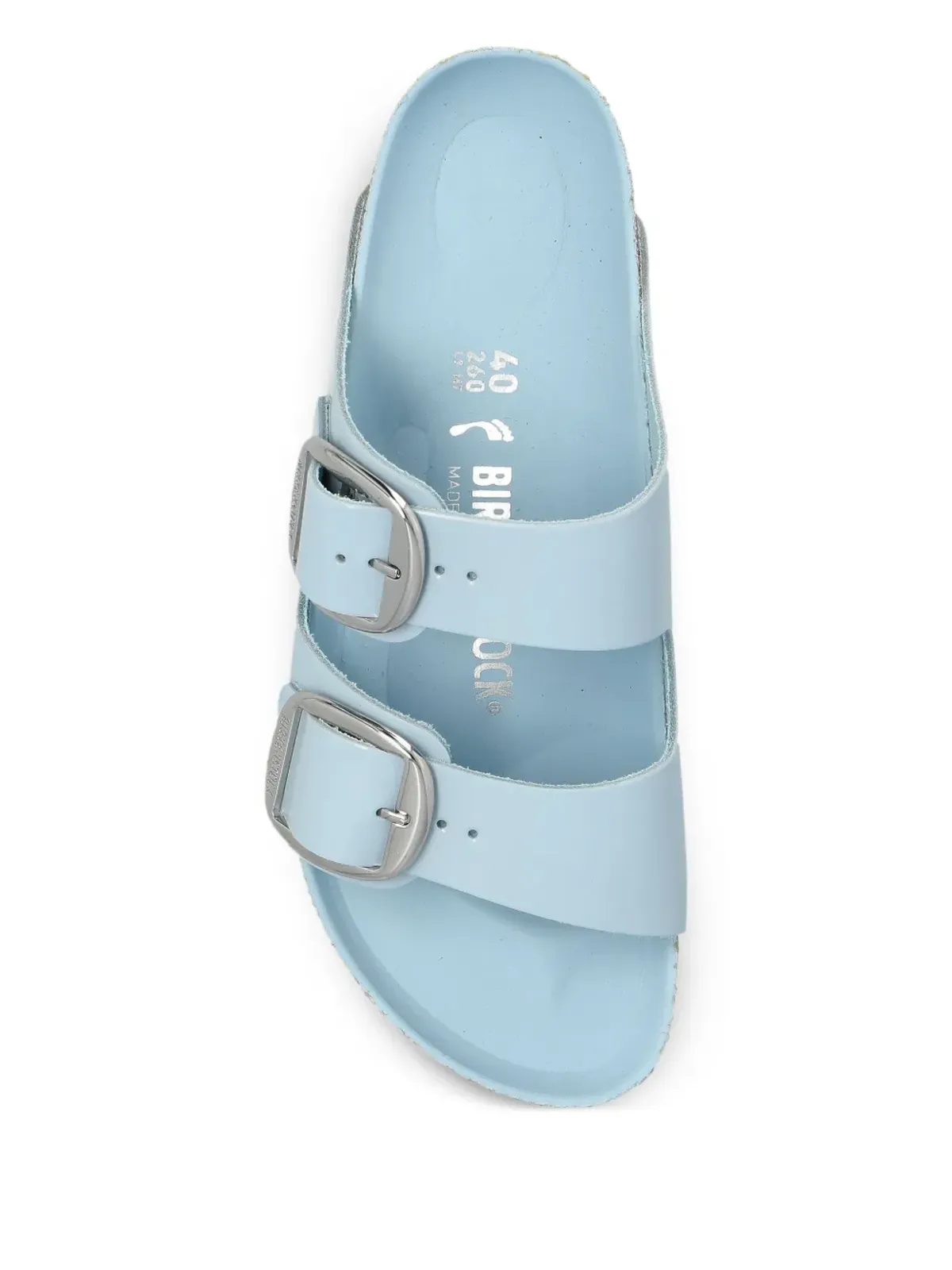 Birkenstock アリゾナ ビッグバックル パテントレザー サンダル - 画像3
