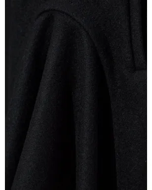 Vivienne Westwood フリルポケット付きアシンメトリースカート - Black - サムネイル5