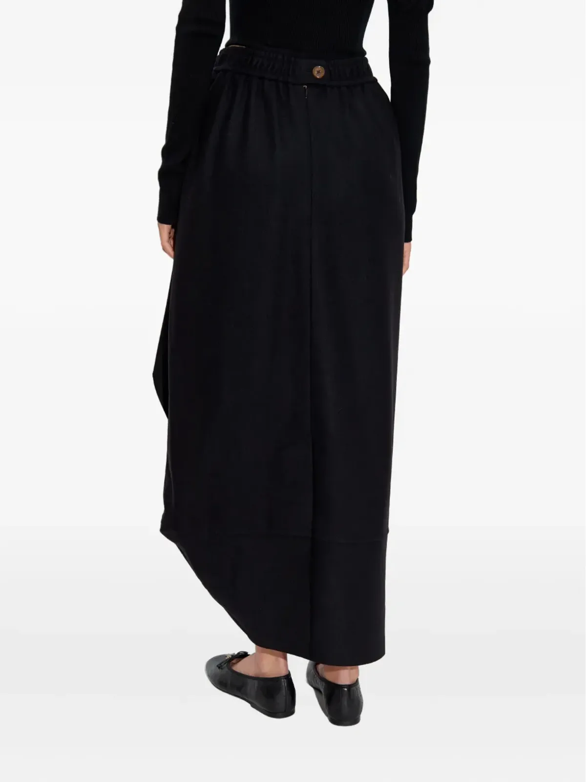 Vivienne Westwood フリルポケット付きアシンメトリースカート - Black - 画像4