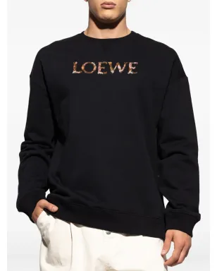 LOEWE ロゴ刺繍スウェットシャツ。 - サムネイル3