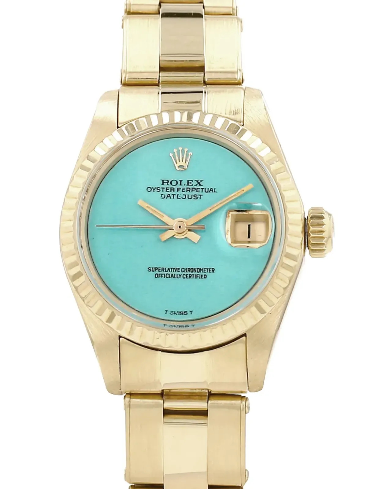 Rolex デイトジャスト ドレスウォッチ ブルーダイヤル - 画像2