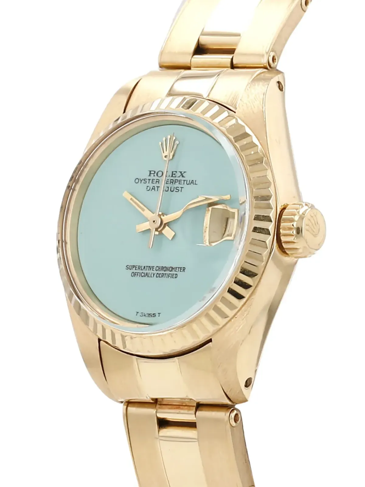 Rolex デイトジャスト ドレスウォッチ ブルーダイヤル - 画像3
