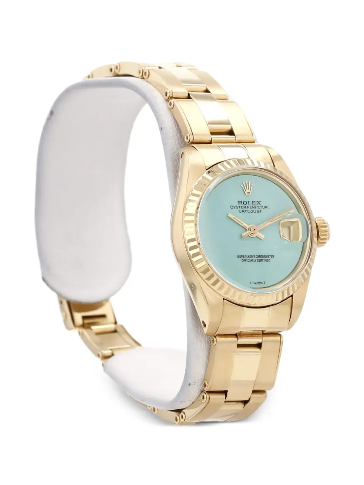 Rolex デイトジャスト ドレスウォッチ ブルーダイヤル - 画像4