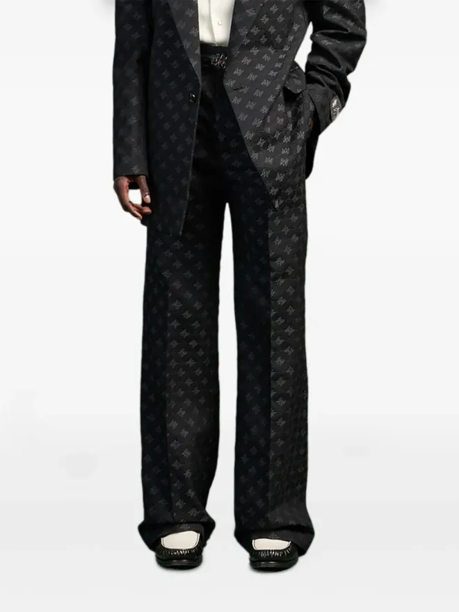 AMIRI AMIRI MA Quadモノグラムフレアパンツ ブラックの商品画像