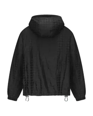 AMIRI MA Quadモノグラムフーデッドジャケット ブラック - サムネイル3