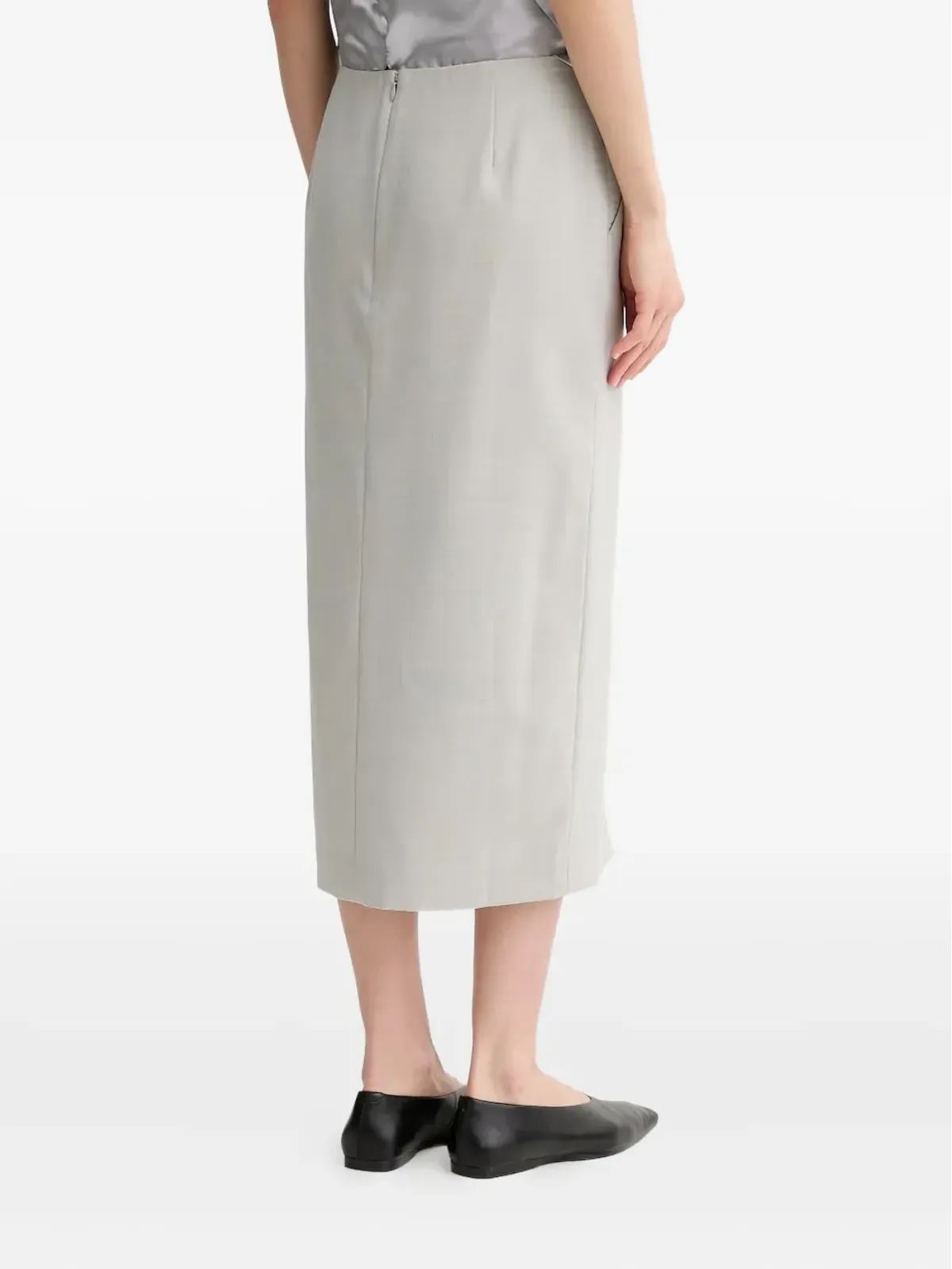 Day Birger Et Mikkelsen サイドスリット ミディ スカート - 画像2