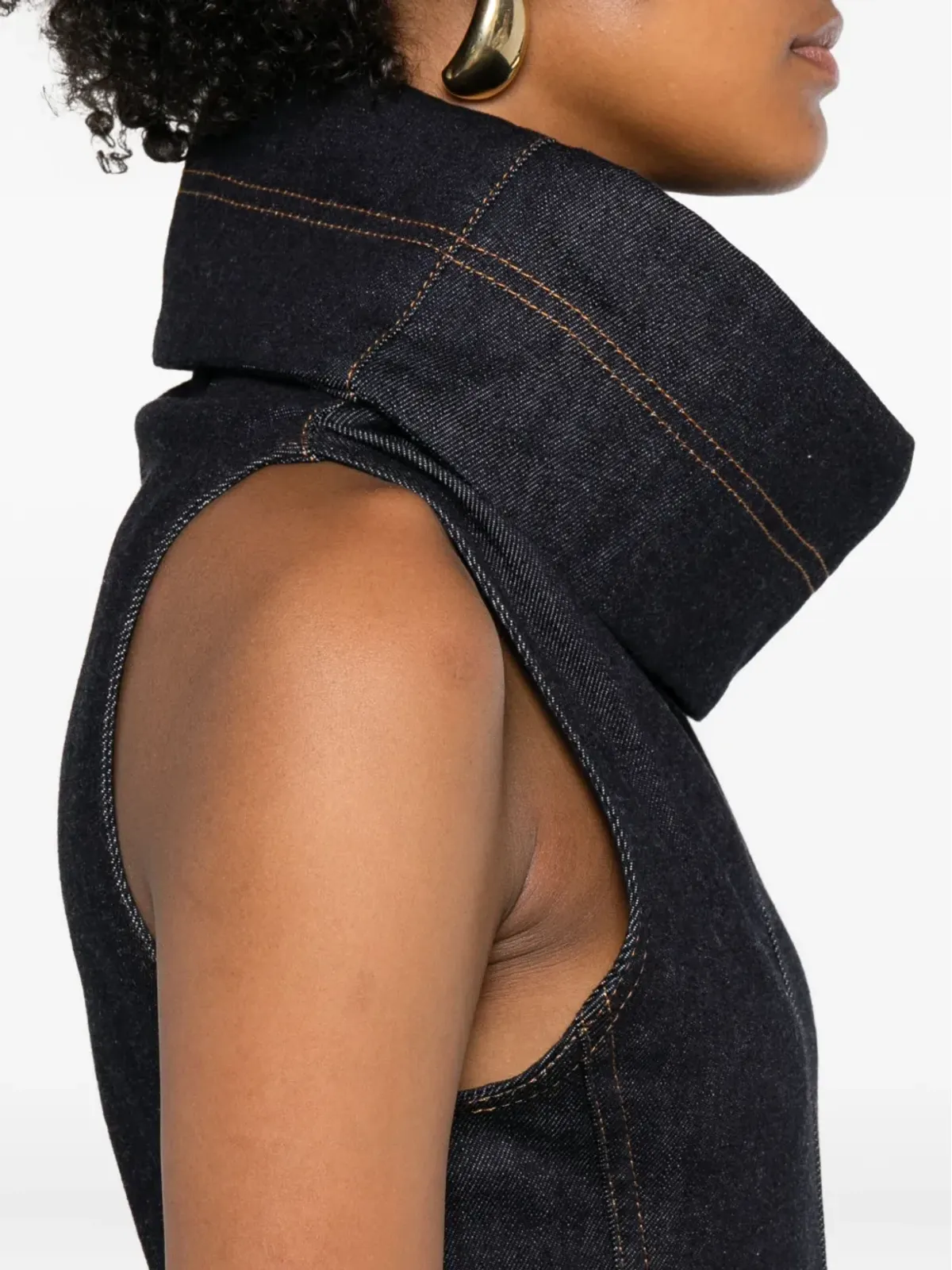 Jacquemus ノースリーブフレアデイドレス - 画像5
