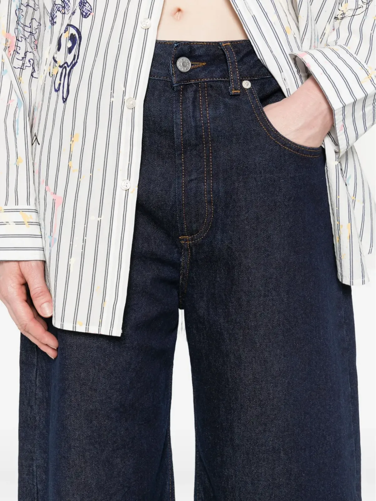 LOIS JEANS ロゴディテールジーンズ - 画像5