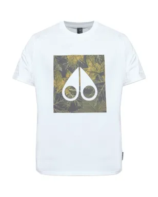Moose Knuckles リーフプリント ロゴ Tシャツ - サムネイル1
