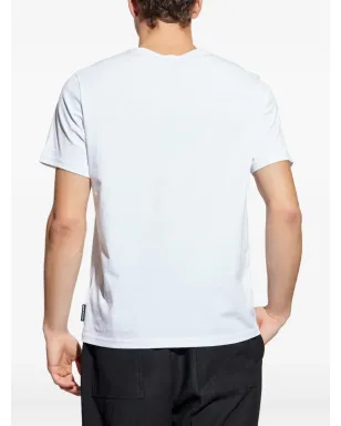 Moose Knuckles リーフプリント ロゴ Tシャツ - サムネイル4