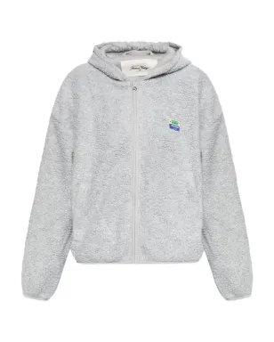 American Vintage Hoktown フード付きフリースジャケット - Grey - サムネイル1