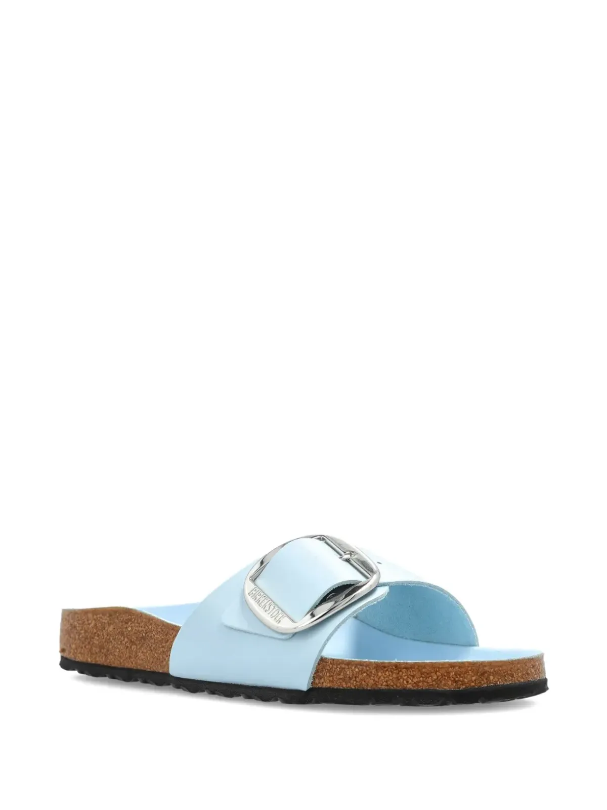 Birkenstock バックル付きパテントレザー フラットサンダル - 画像2