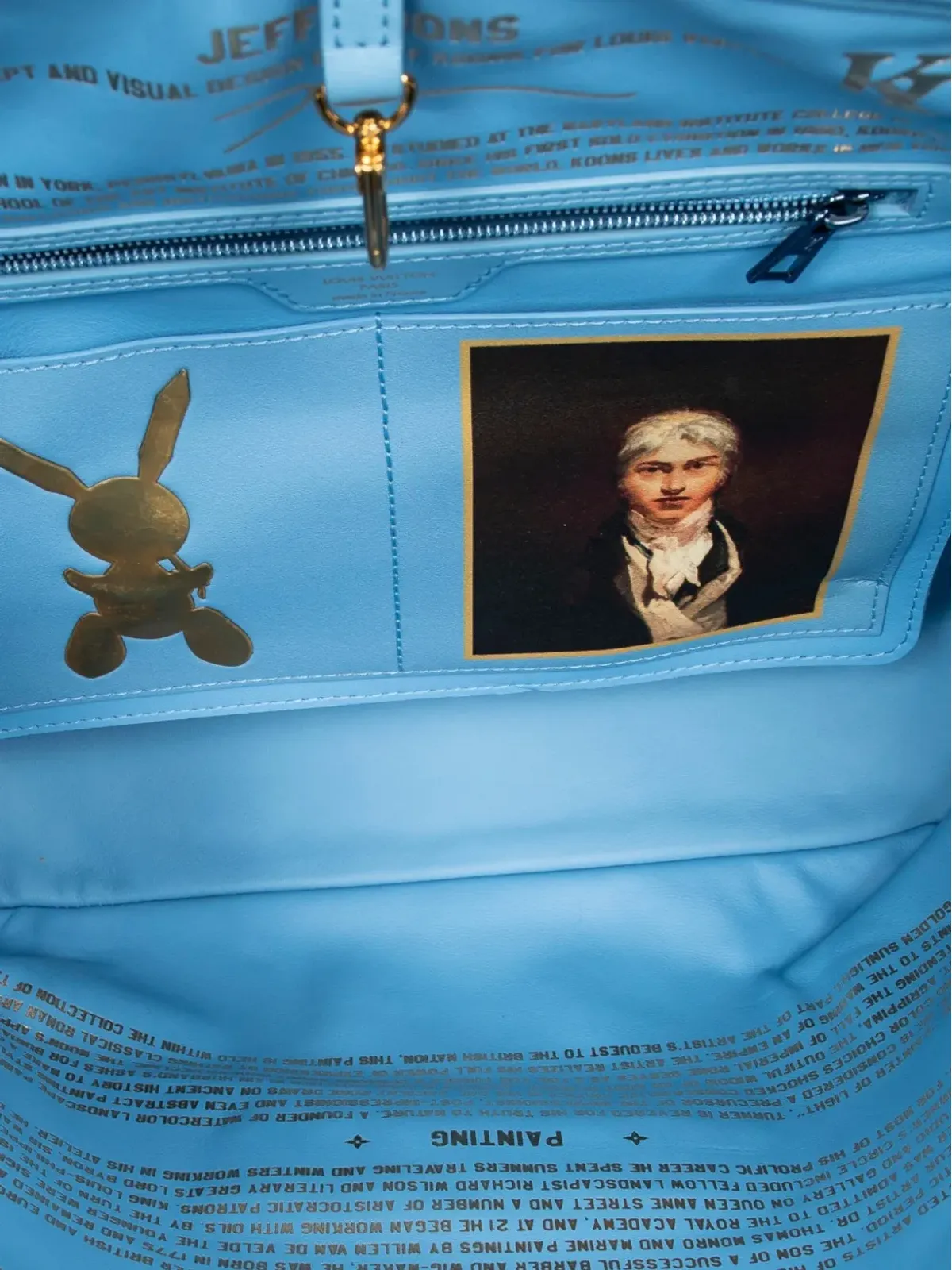Louis Vuitton ビンテージ Neverfull MM Jeff Koons Turner painting shoulder bag - 画像5