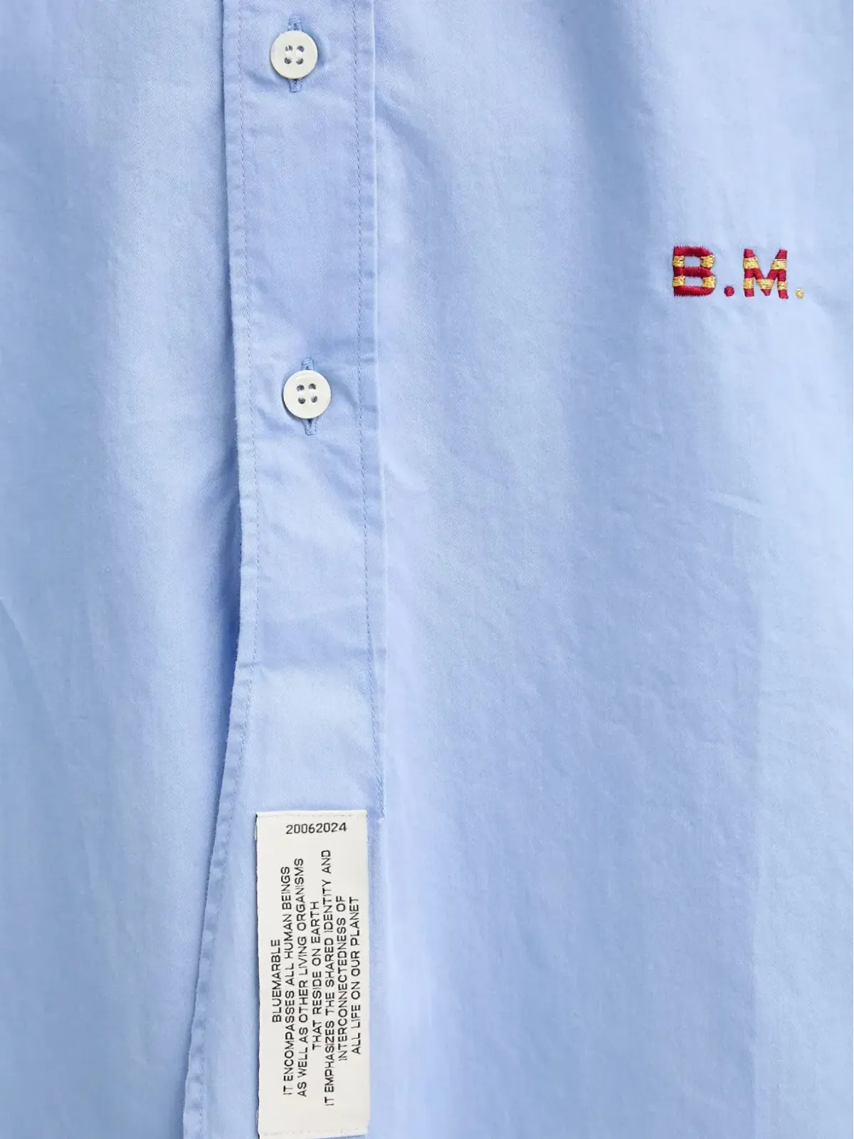 BLUEMARBLE button-cuff shirt - 画像4