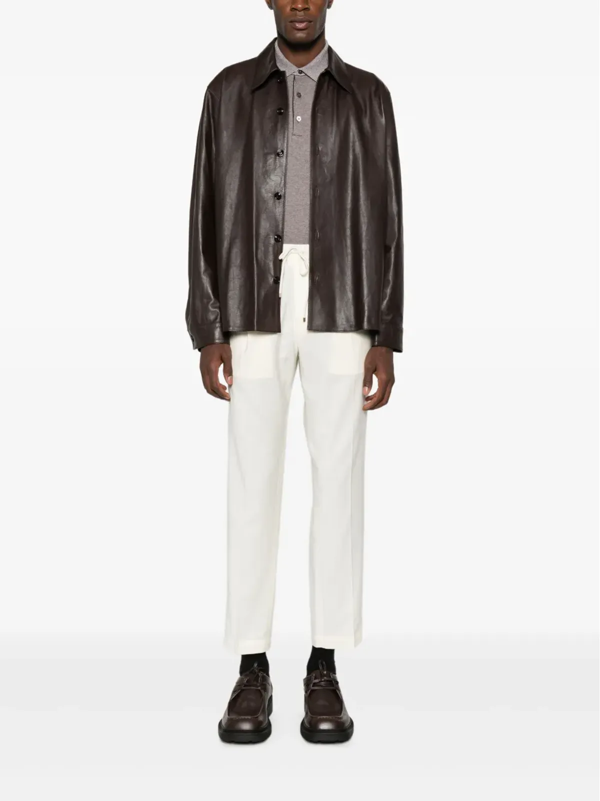 Zegna 長袖ポロシャツ - 画像2