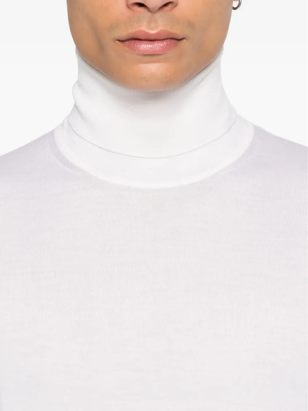 Zegna タートルネック長袖セーター - 画像5