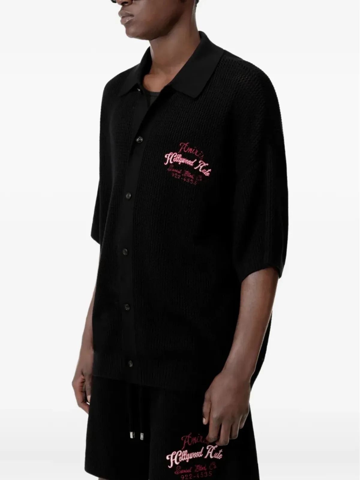 AMIRI 刺繍入りニットシャツ - 画像4