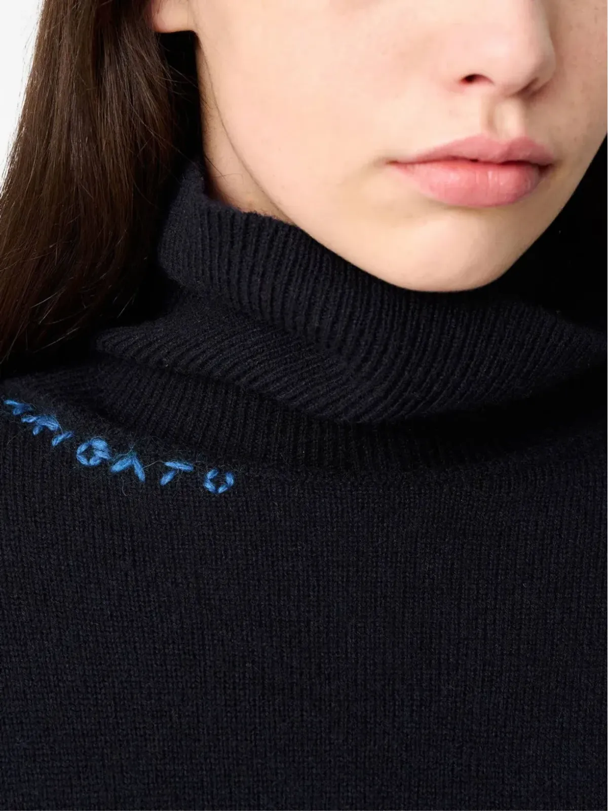 Axel Arigato 刺繍入りタートルネックセーター - ブルー - 画像5