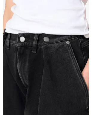Axel Arigato プリーツポケット付きワイドレッグジーンズ - Grey - サムネイル5