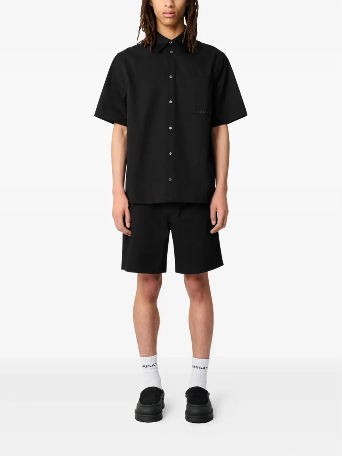 Axel Arigato Nova elastic-waist cotton shorts - 画像2