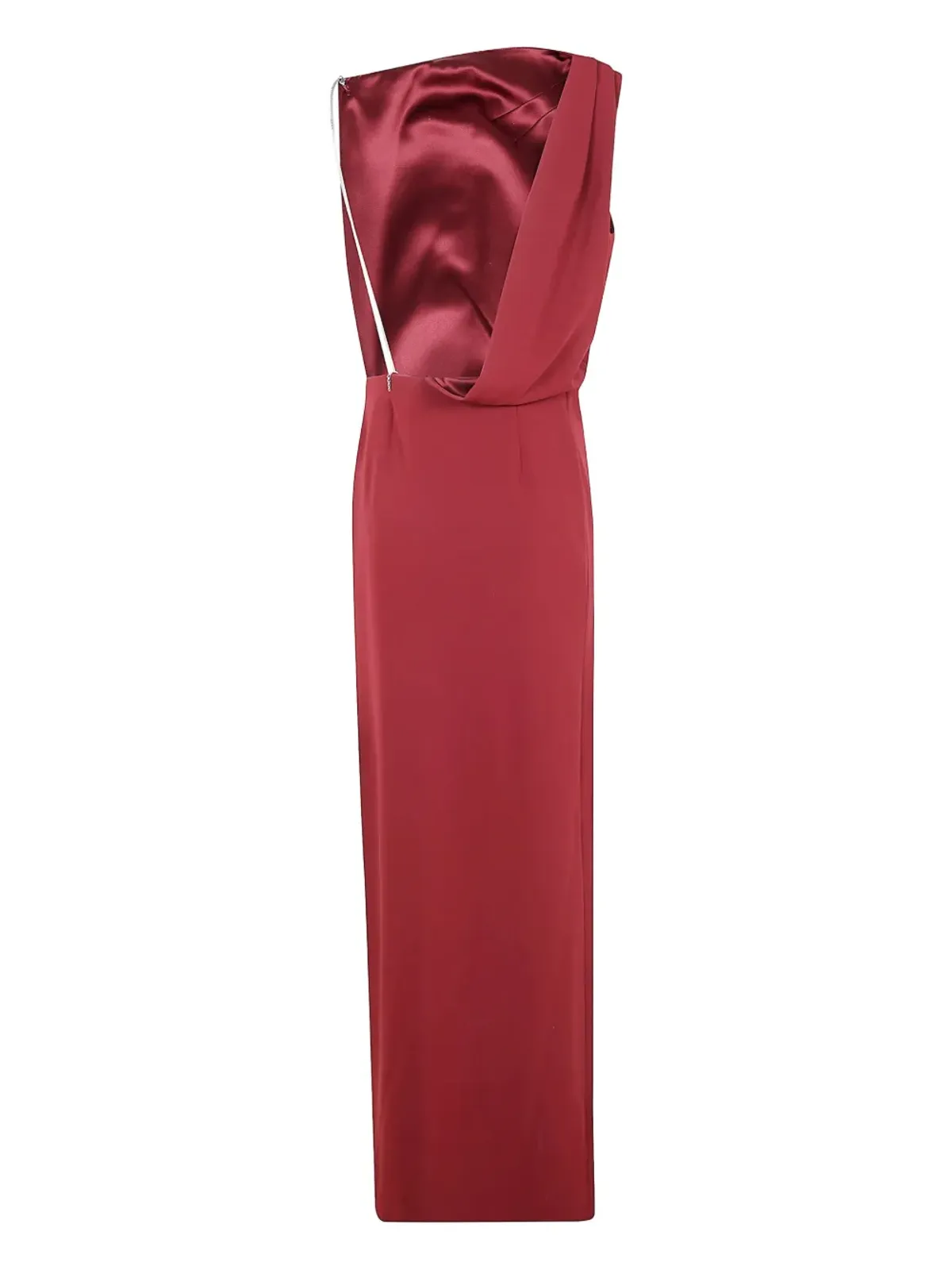 Max Mara ドレープ入りワンショルダーマキシドレス - 画像2