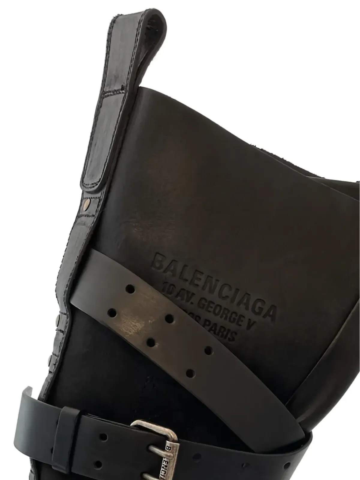 Balenciaga Venom ベルト付きニーハイブーツ - 画像2