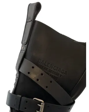 Balenciaga Venom ベルト付きニーハイブーツ - サムネイル2