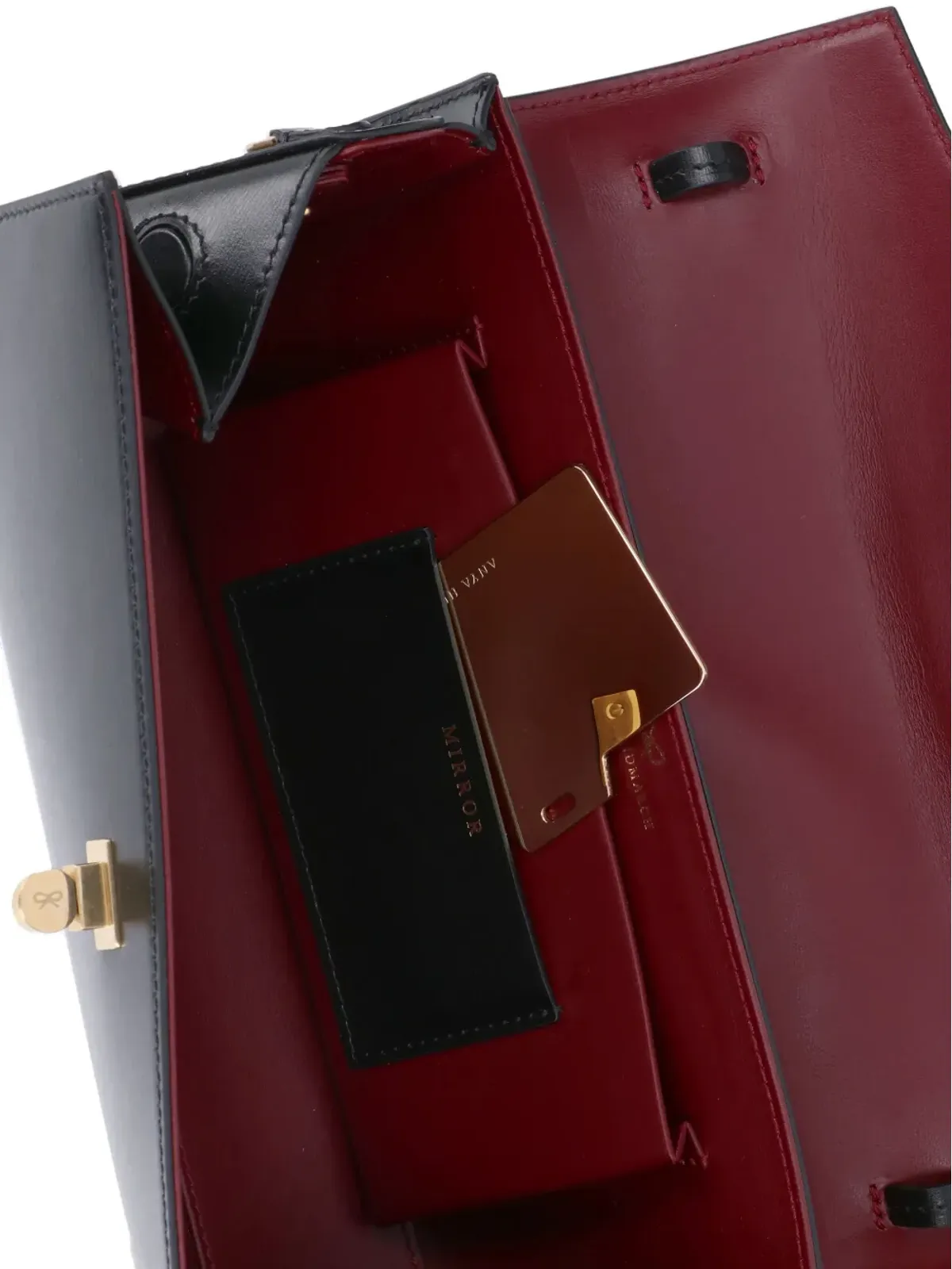Anya Hindmarch Mortimer トップハンドル クラッチ - 画像5