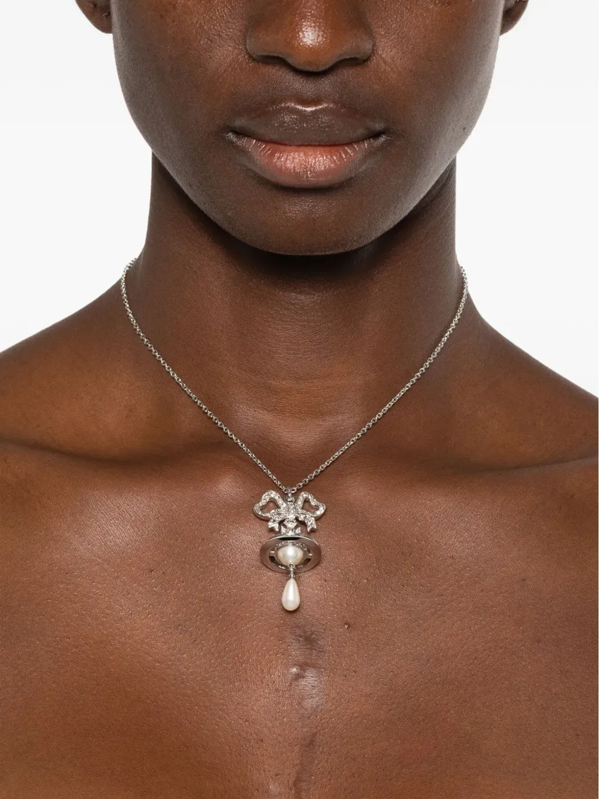 Vivienne Westwood クリスタル装飾ネックレス - 画像2