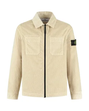 Stone Island Junior コーデュロイ ジップアップ ジャケット - サムネイル1