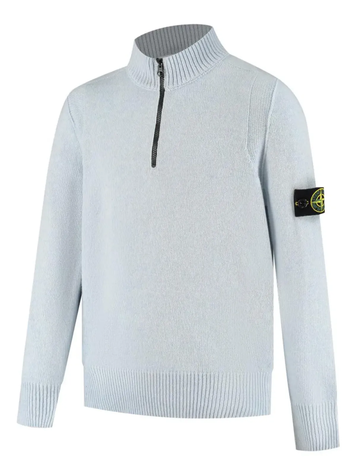 Stone Island Junior ハーフジップパッチセーター - 画像2