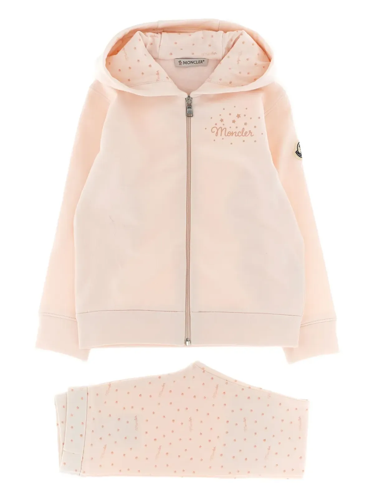 Moncler Enfant 星柄ロゴパッチ トラックスーツ - 画像1