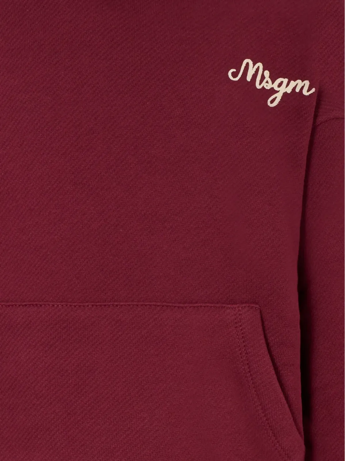 MSGM Kids 刺繍ロゴ入りフーディー - 画像3