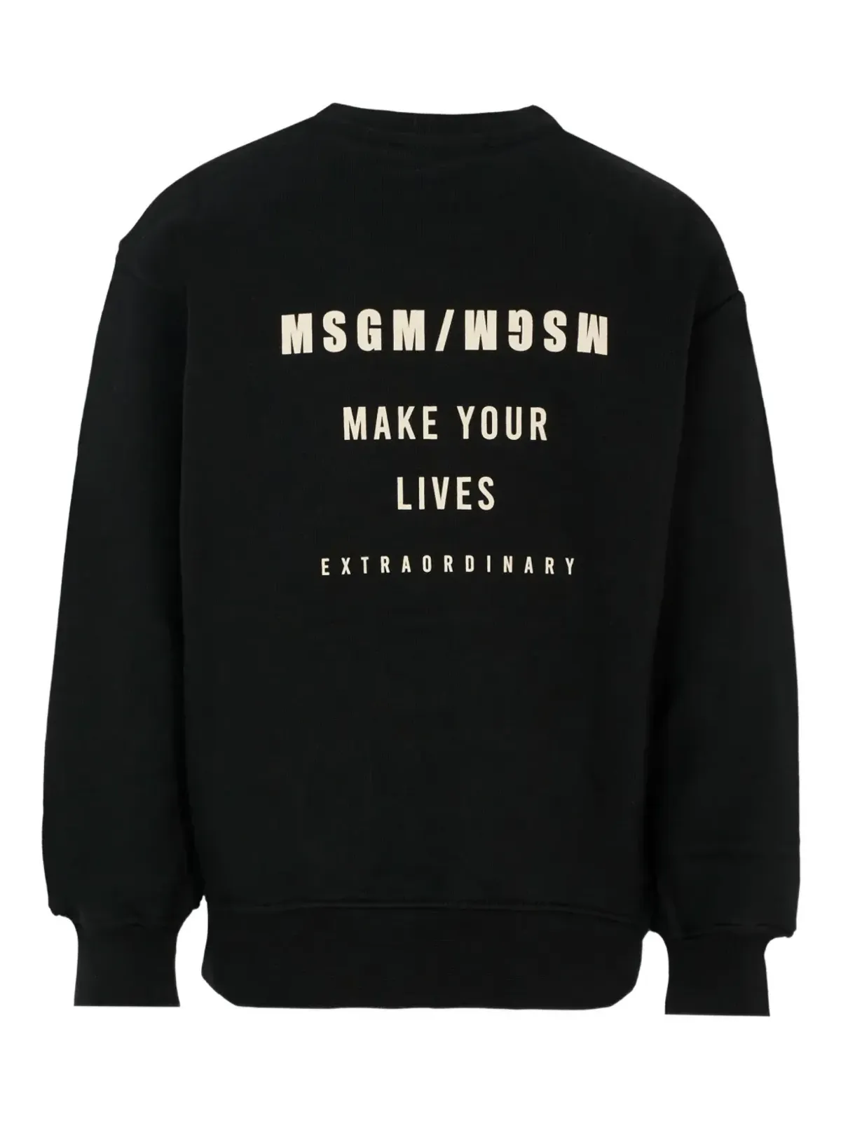 MSGM Kids クルーネック ロゴプリント スウェットシャツ - 画像2