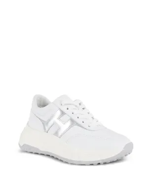 Hogan メタリックロゴ レザー スニーカー - サムネイル2
