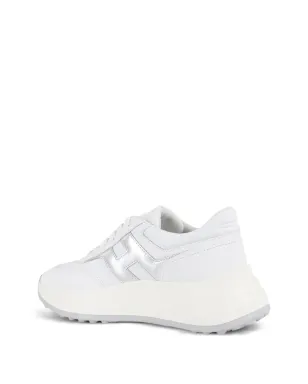 Hogan メタリックロゴ レザー スニーカー - サムネイル3