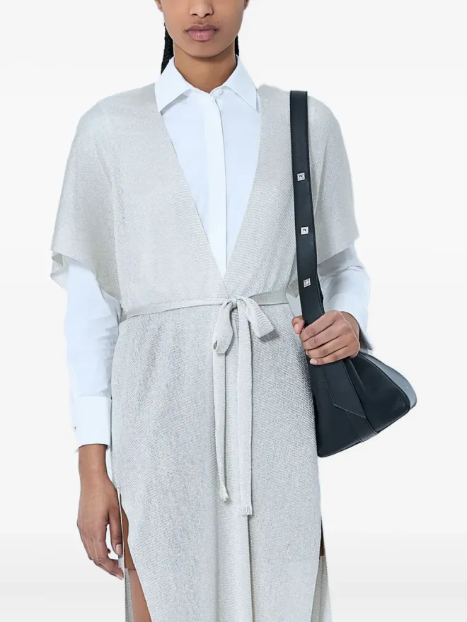 Max Mara Max Mara フリンジヘム タイベルト カーディガンの商品画像