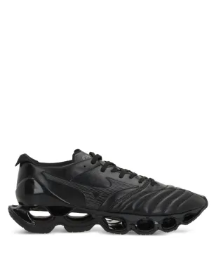 Mizuno Wave Prophecy Morelia レザー ローカットスニーカー ブラック - サムネイル1