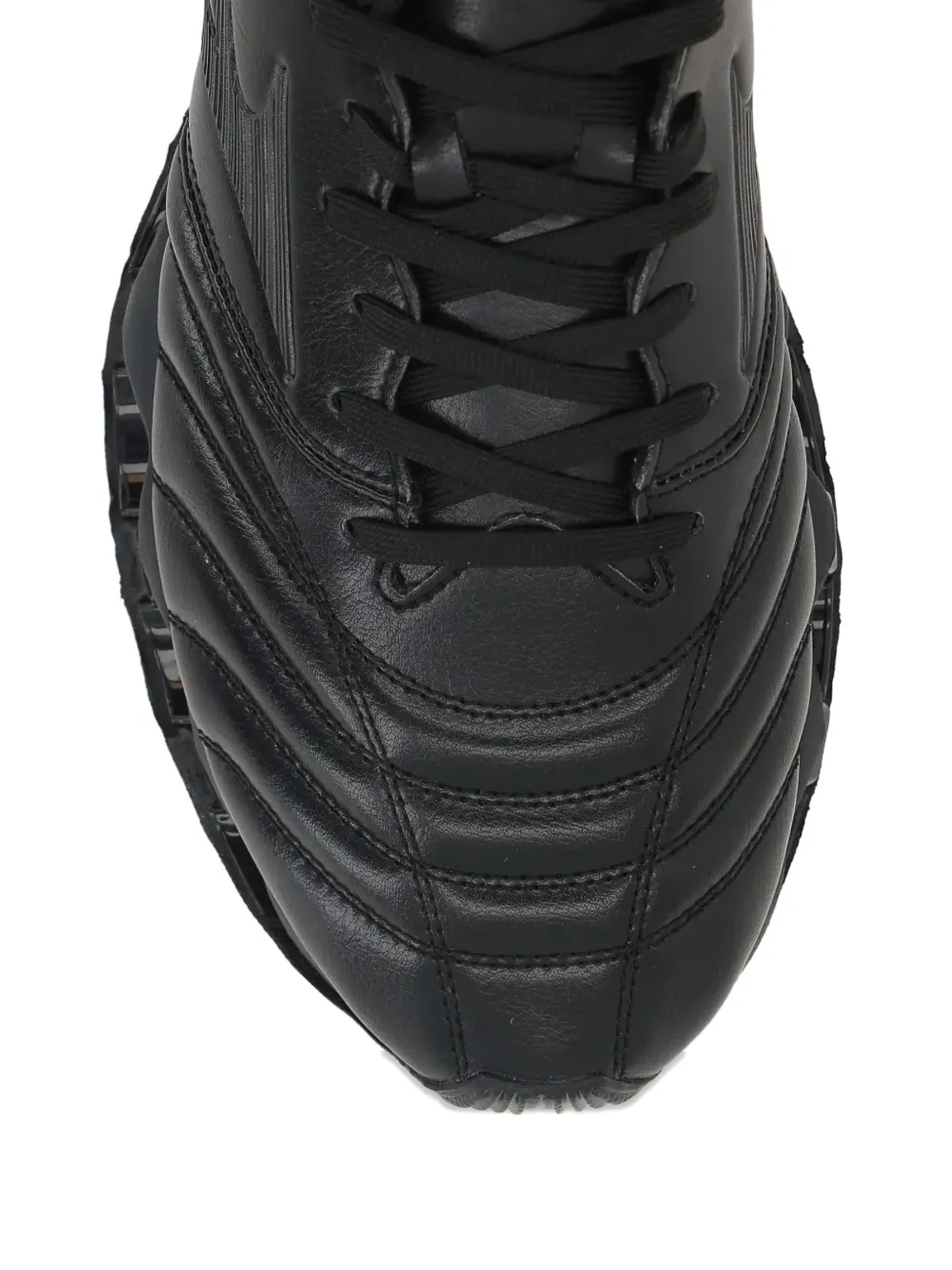 Mizuno Wave Prophecy Morelia レザー ローカットスニーカー ブラック - 画像4