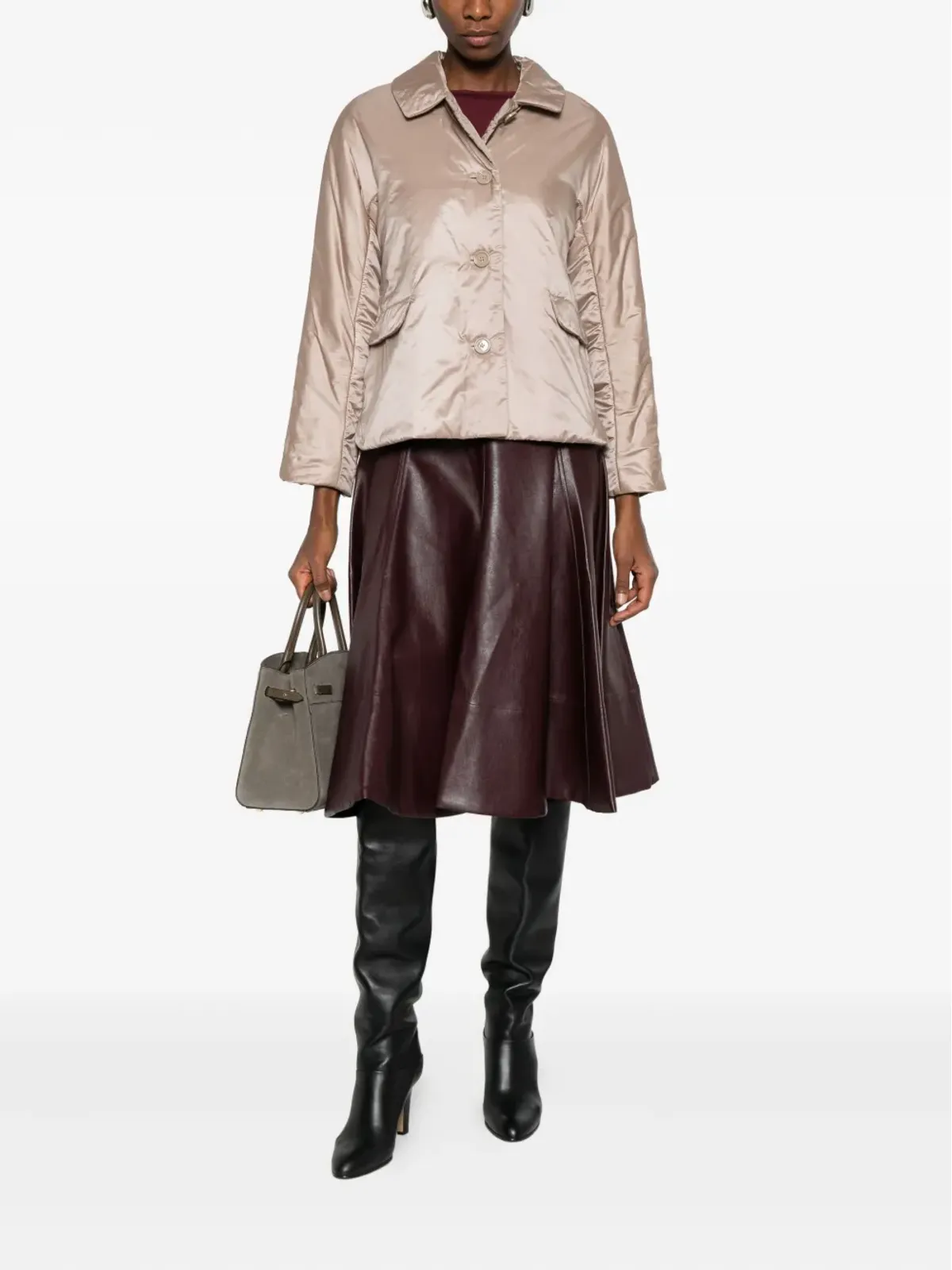 Max Mara キルテッドパディドジャケット - 画像2