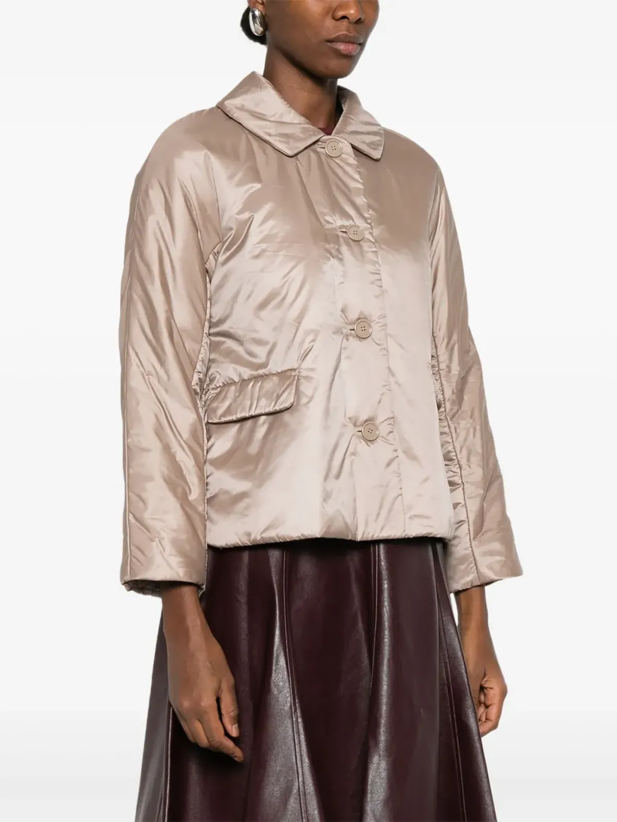 Max Mara キルテッドパディドジャケット - 画像3