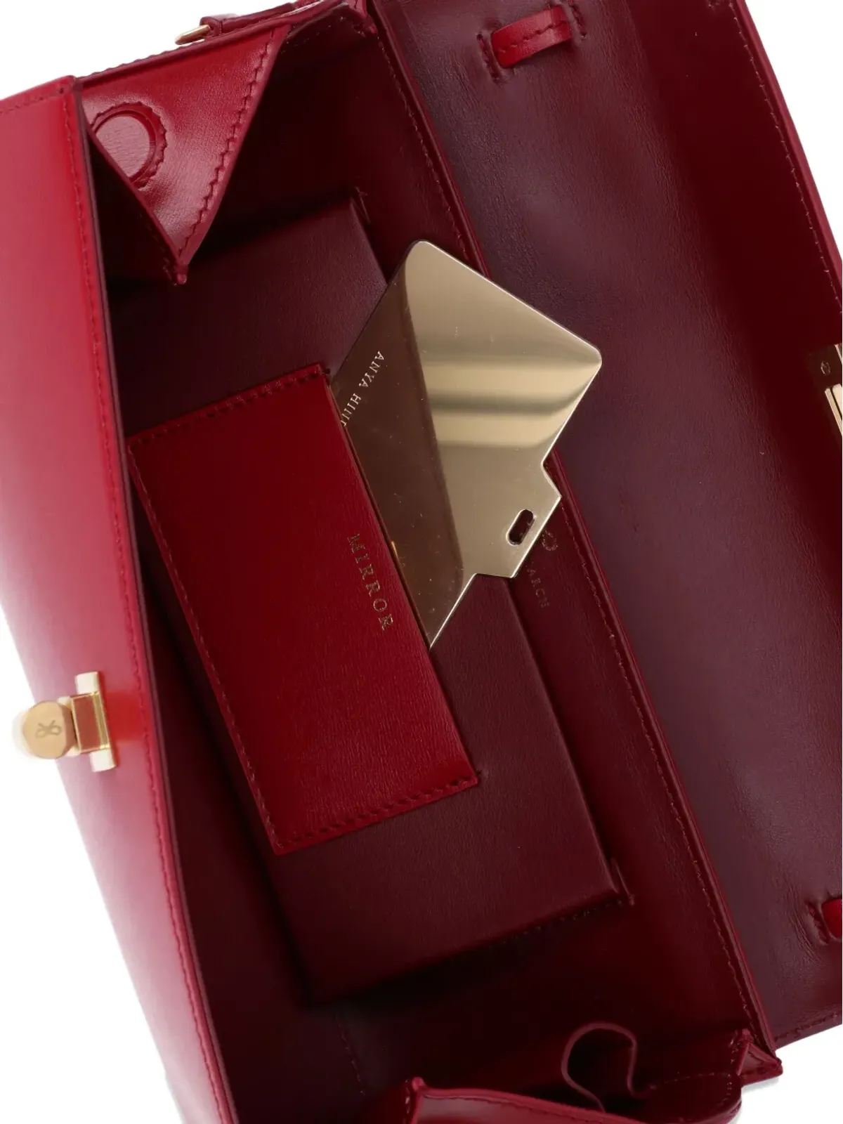 Anya Hindmarch ミニトップハンドルクロスボディバッグ - レッド - 画像5