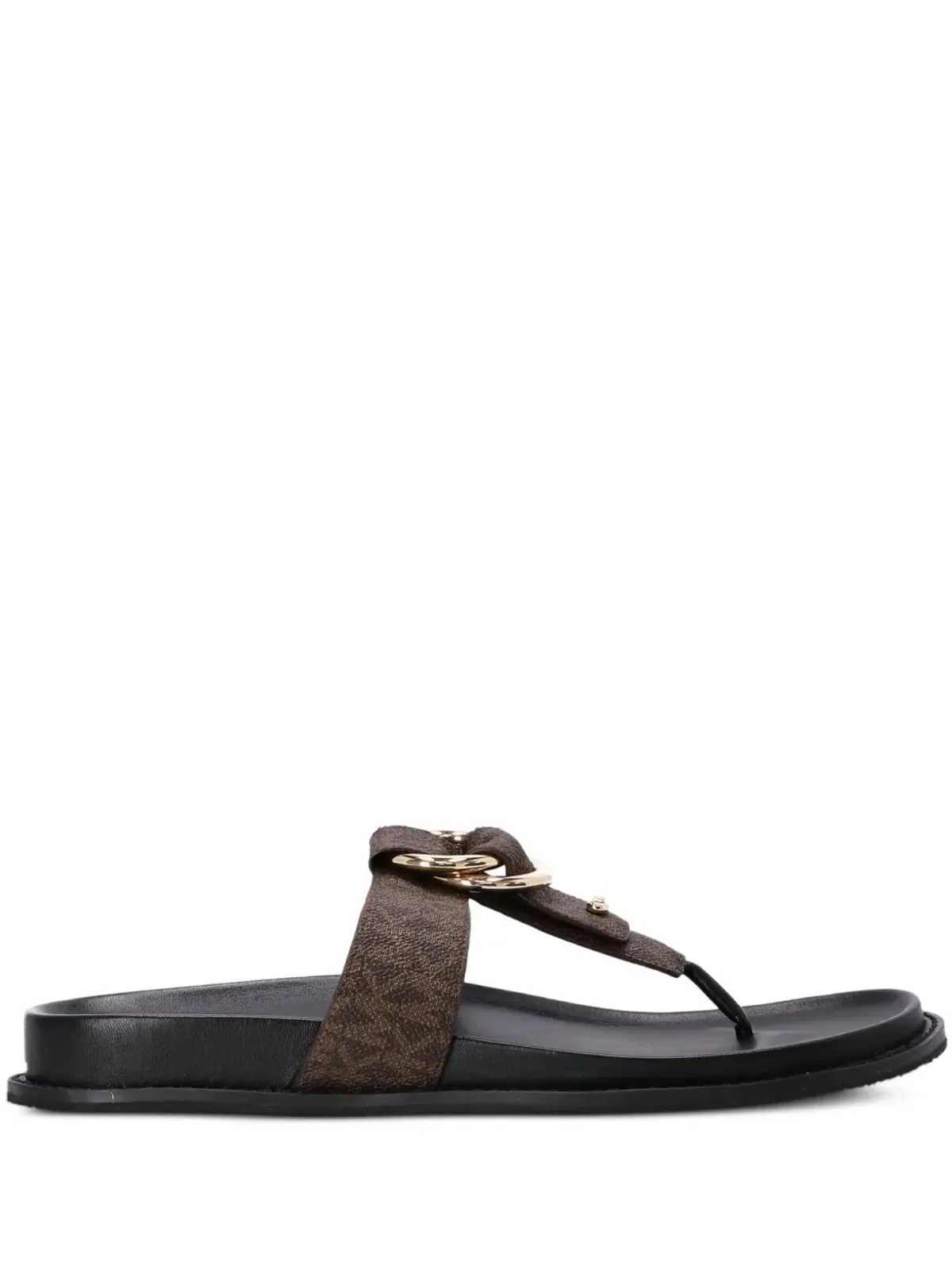 Michael Kors ロゴモノグラム リングディテール フラットサンダル - 画像1