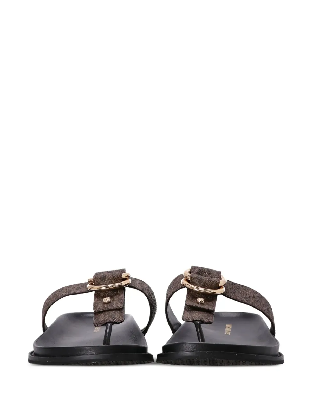 Michael Kors ロゴモノグラム リングディテール フラットサンダル - 画像3