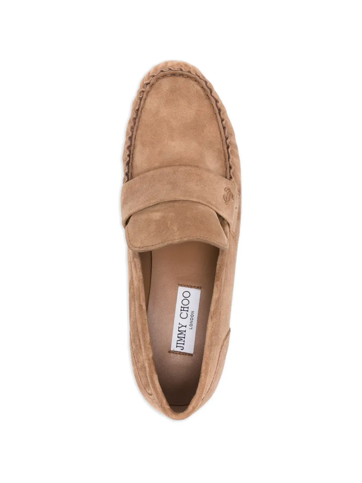 Jimmy Choo Ellis スエード ローファー - 画像4
