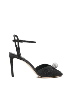 Jimmy Choo Sacora グリッター ヒールサンダル - サムネイル1