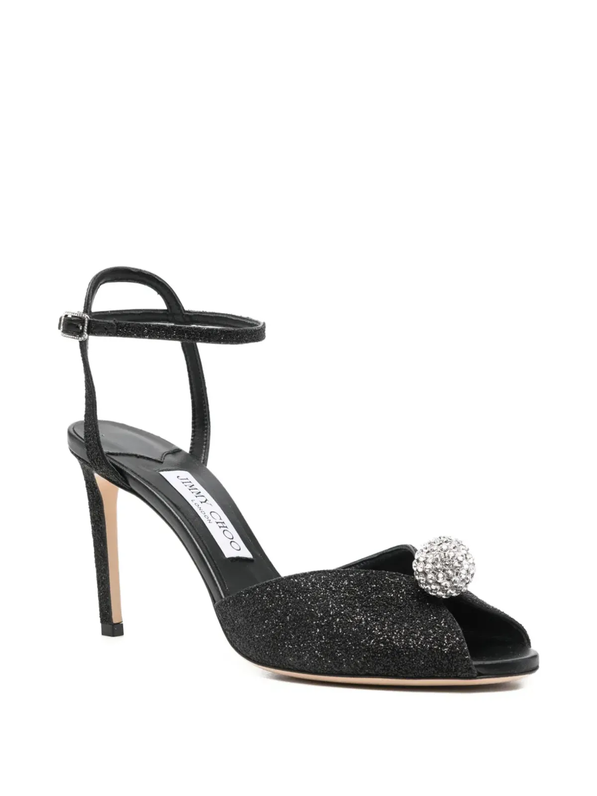 Jimmy Choo Sacora グリッター ヒールサンダル - 画像2