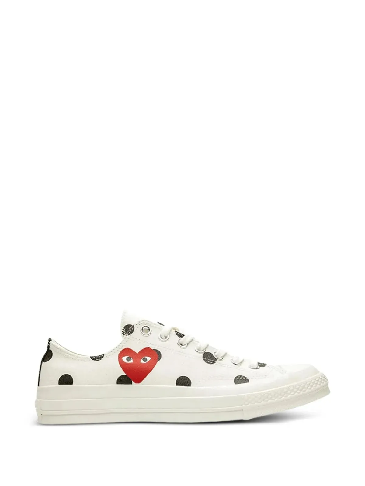 Comme Des Garçons Play x Converse ポルカドットスニーカー - White - 画像2